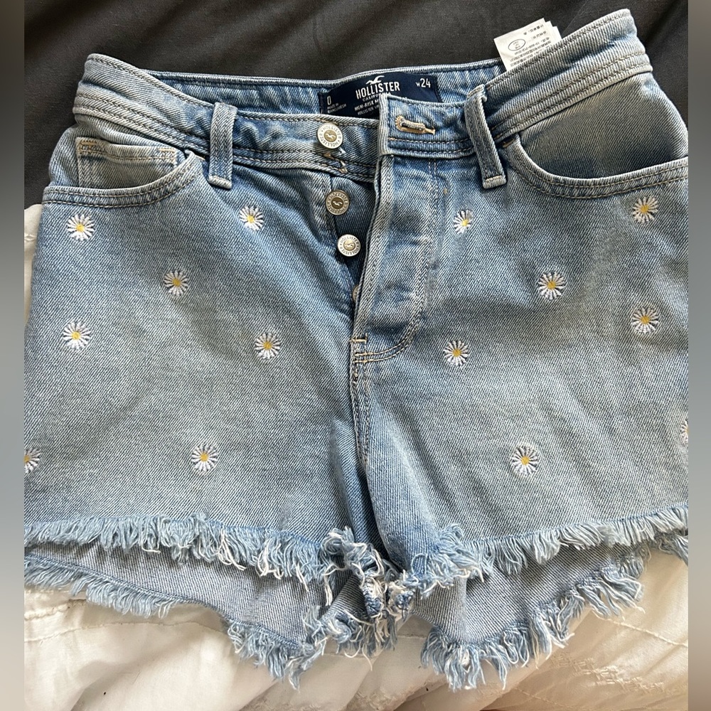 Hollister Floral Jean Shorts